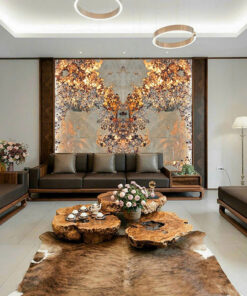 Tranh đá thạch anh đối xứng