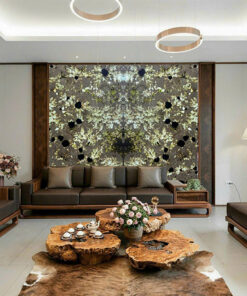 Tranh đá xuyên sáng đối xứng