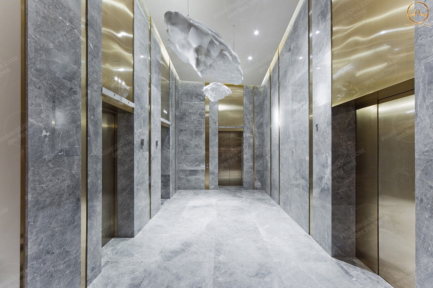 Đá ốp thang máy